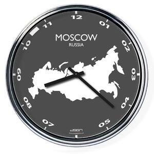 Kancelárske nástenné hodiny: Moskva, Výber farieb Tmavé
