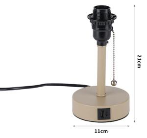 Brilagi - Stolná lampa s USB portom TABLON 1xE27/25W/230V béžová