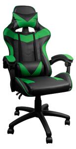 Aga Herná stolička MR2080 Čierno - Zelená