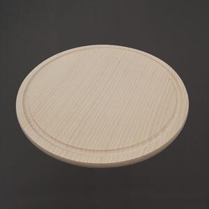 AMADEA Drevená servírovacia doska - podnos, masívne drevo, 30 cm