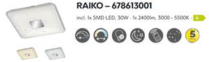 Trio RAIKO | Štvorcové LED svietidlo s hviezdnym efektom