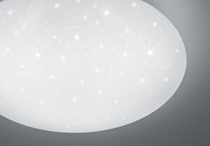 Trio LUKIDA | Okrúhle LED svietidlo bielej farby s trblietkami