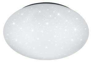 Trio LUKIDA | Okrúhle LED svietidlo bielej farby s trblietkami