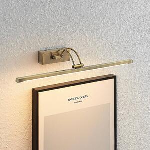 Lucande Felena LED obrazová lampa, mosadz
