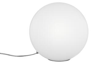 Trio MIDAS | Dizajnová guľatá stolová lampa E27 Farba: Biela