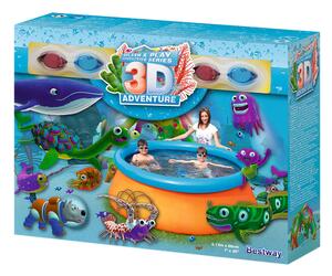 Nadzemný bazén s límcom Splash & Play 3D 213 x 66 cm BESTWAY