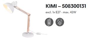 Trio KIMI| Dizajnová stolová LED lampa Farba: Biela