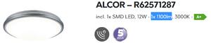 Trio ALCOR | Stropné okrúhle LED svietidlo s čidlom pohybu