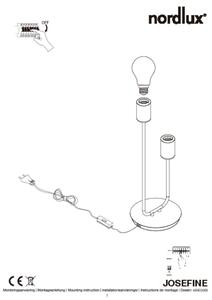 Nordlux JOSEFINE | Dizajnová stolná lampa