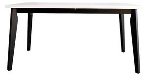 Jedálenský stôl Ombo rozkladací 150-190x76,5x80 cm (biela, dub)