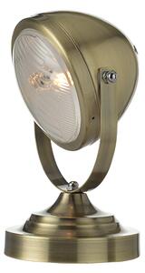 ACA DECOR Stolná retro lampa Headlight Brass