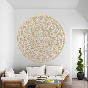 Mandala drevená nástenná dekorácia | JOKOPO: Preglejka Topoľ - Honey 3071 30 cm 3775-104583 PR0176