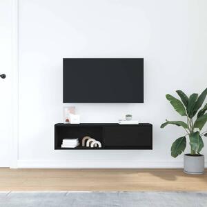 TV skrinka Dub čierny 100x31x25,5 cm Konštrukčné drevo