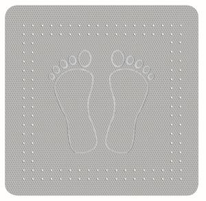 Protiskluzová podložka do vany Kleine Wolke Foot šedá 36x72 cm 4388189005