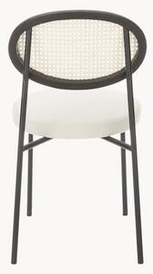 Čalúnená stolička s viedenským výpletom Remy, 2 ks