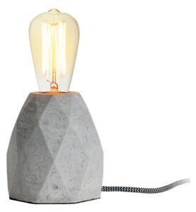 ACA DECOR Stolná lampa Vintage Concrete Pale Grey Ø 12 cm