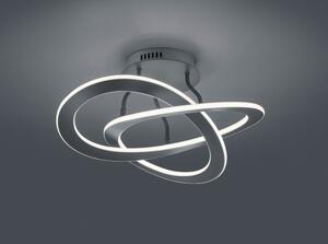 Trio OAKLAND | Dizajnové stropné LED svietidlo Farba: Antracitová