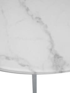 Okrúhly XL konferenčný stolík so sklenenou doskou Antigua