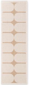 NORTHRUGS , Behúň Duet Bowen 106245 Beige/White - na von aj na doma, 80x250, béžová, chodba / predsieň