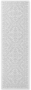 NORTHRUGS , Behúň Duet Rosel White/Gray - na von aj na doma, 80x250, šedá, chodba / predsieň