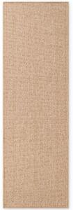 NORTHRUGS, Behúň Duet Kona 106250 Beige/White - na von aj na doma, 80x250, béžová, chodba / predsieň