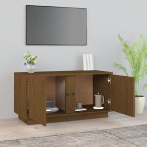 TV skrinka medovo-hnedá 80x35x40,5 cm masívna borovica