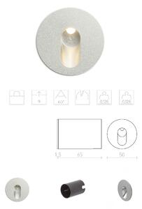 Rendl MEMPHIS R | Zápustné okrúhle LED svietidlo do steny