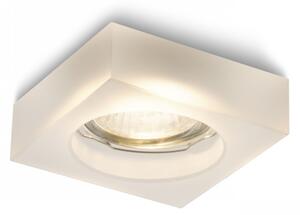 Rendl BIANCA SQ | Zápustné sklenené LED svietidlo Farba: Opálové sklo