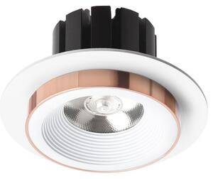 Rendl SHARM R I | Zápustné okrúhle LED svietidlo Farba: hnedá/perlová zlatá