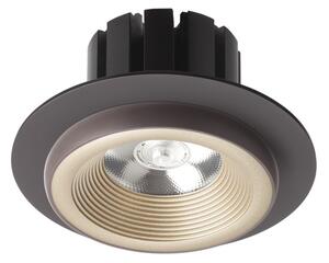 Rendl SHARM R I | Zápustné okrúhle LED svietidlo Farba: Čierna/medená