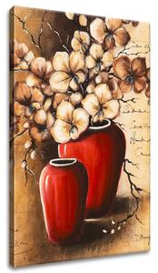 Gario Obraz na plátne Orchidei v červenej váze Veľkosť: 40 x 60 cm