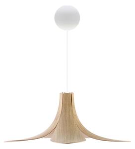 Vita / Umage JAZZ | dizajnové drevené svietidlo Farba: Tmavý dub, Sada: Tienidlo + Champagne floor biely