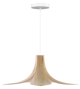 Vita / Umage JAZZ | dizajnové drevené svietidlo Farba: Svetlý dub, Sada: Tienidlo + Rosette biely