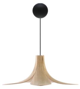 Vita / Umage JAZZ | dizajnové drevené svietidlo Farba: Svetlý dub, Sada: Tienidlo + Cannonball biely