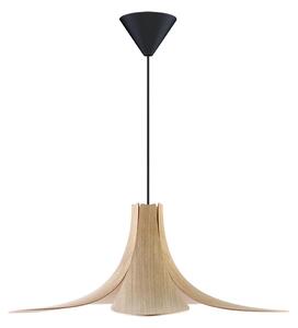 Vita / Umage JAZZ | dizajnové drevené svietidlo Farba: Tmavý dub, Sada: Tienidlo + Champagne floor čierny
