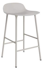 Normann Copenhagen Barová stolička Form 65 cm Steel, warm grey