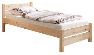 Lakovaná posteľ z masívu Bora - 90x200cm