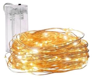 Vianočná svetelná reťaz 20 LED, teplá biela