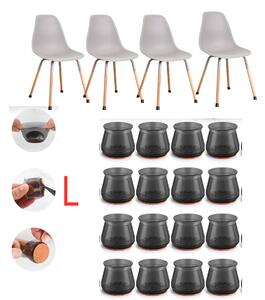 CMP Paris Ochranné silikónové podložky - návleky na nábytok L - 4,2 x 4,3 cm, 16ks