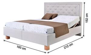 Čalúnená posteľ Elizabeth 180x200, béžová, bez matraca