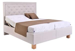 Čalúnená posteľ Elizabeth 180x200, béžová, bez matraca