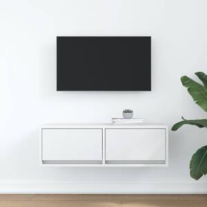 TV skrinka, biela 80x31x25,5 cm, kompozitné drevo