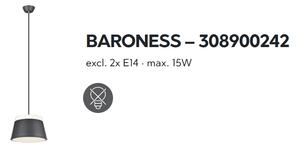 Trio BARONESS | Stropné závesné svietidlo E14 Farba: Biela