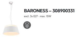 Trio BARONESS | Kovové stropné závesné svietidlo E27 Farba: Antracitová