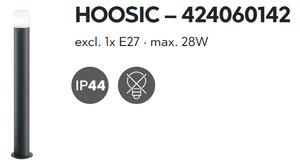 Trio HOOSIC| Stojacie stĺpové svietidlo E27 IP44 Farba: Hnedá