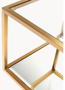 Súprava konferenčných stolíkov so zrkadlovou plochou Luigi, 4 diely