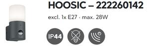 Trio HOOSIC| Nástenné svietidlo so senzorom pohybu IP44