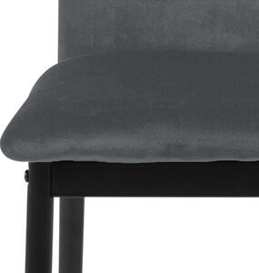 Jedálenská stolička Dalia tmavo sivá