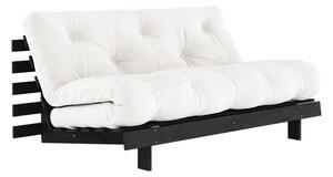 Krémovobiela rozkladacia pohovka 160 cm Roots Black Night – Karup Design