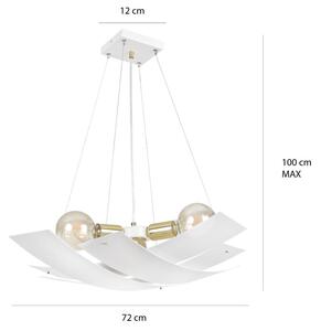 Emibig SOFIX 3 | dizajnová závesná lampa Farba: Biela